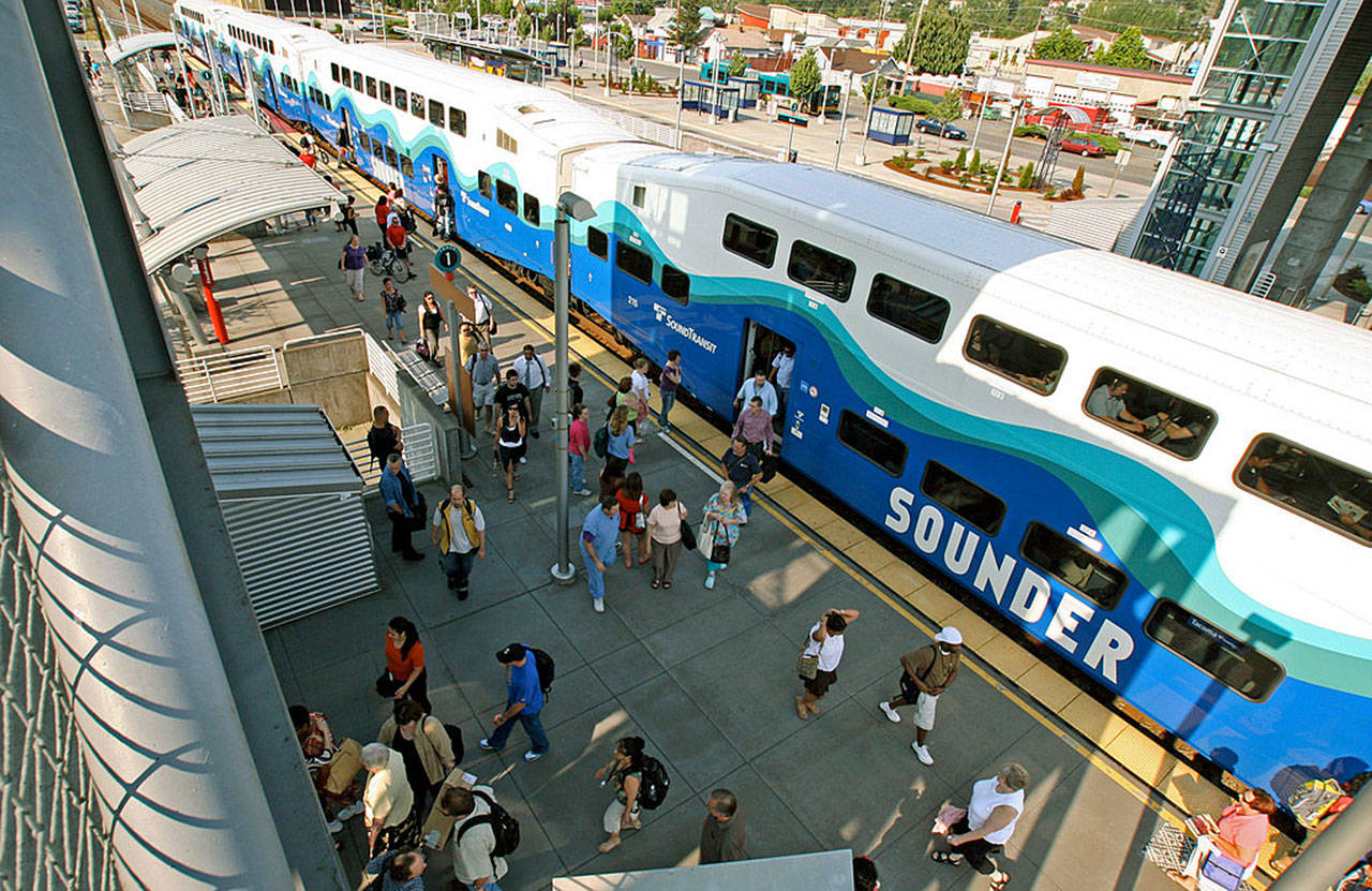 Sounder game day trains will run Sunday for Seahawks