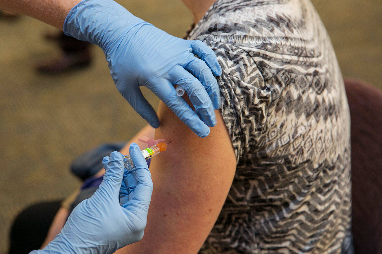 It’s not too late to get your flu shot. Each year the vaccine is updated based on which influenza viruses are making people sick. COURTESY PHOTO, MultiCare
