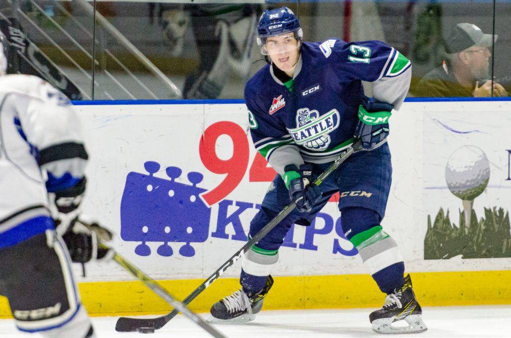 Mathew Barzal starred for the Seattle Thunderbirds and now is shining as a NHL rookie with the New York Islanders. FILE PHOTO, Courtesy Seattle Thunderbirds
