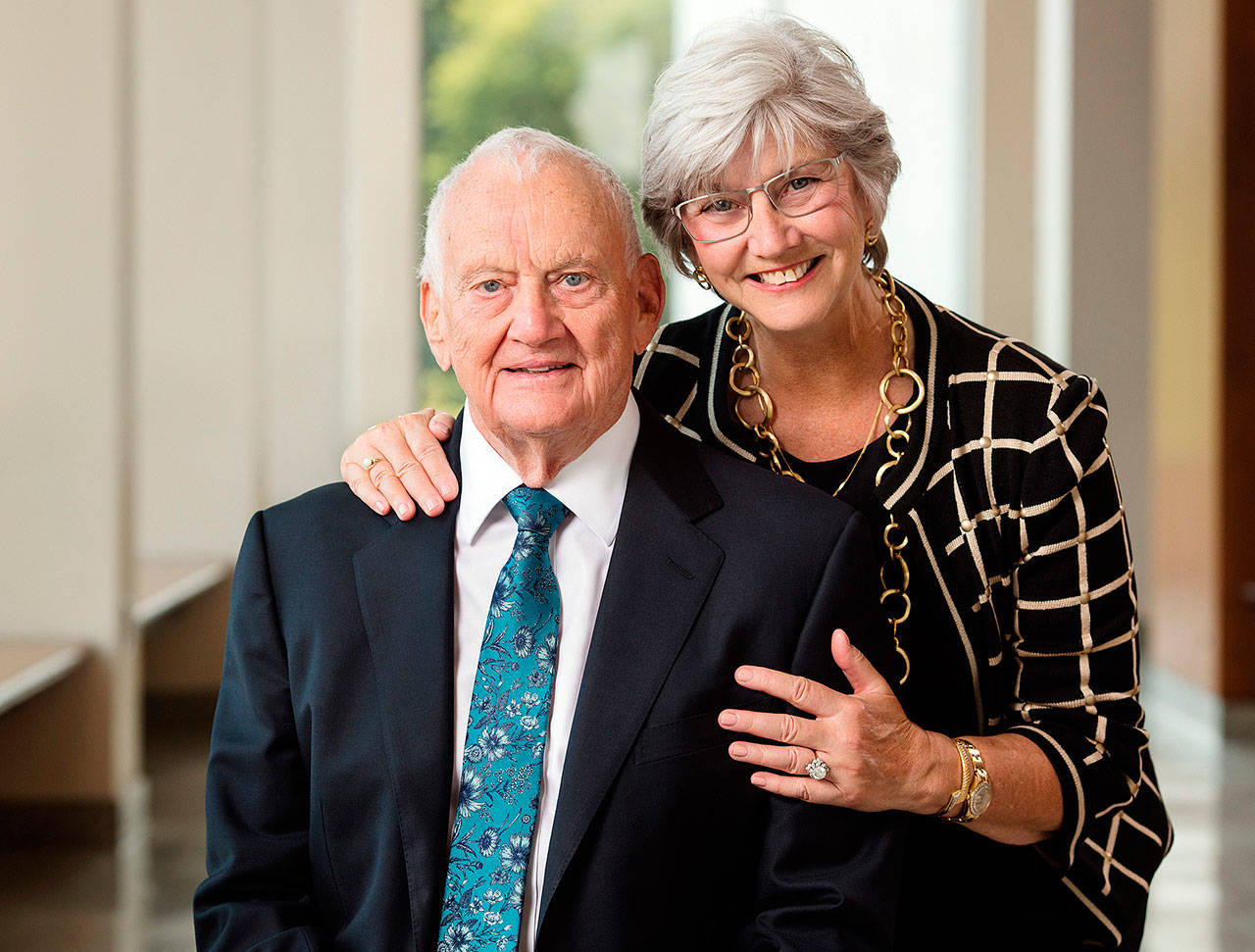 Jerry and Debbie Ivy. Jerry Ivy is the CEO of Auto-Chlor System, opening this year in Kent. The California couple last year gave $50 million to Iowa State University, the alma mater of Jerry Ivy. COURTESY PHOTO, Iowa State University