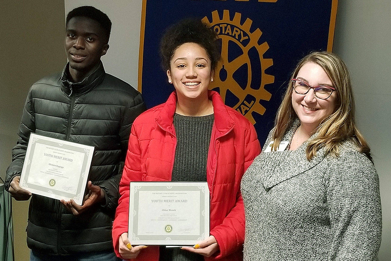 Kent Rotary honors Students of the Month from Kent-Meridian