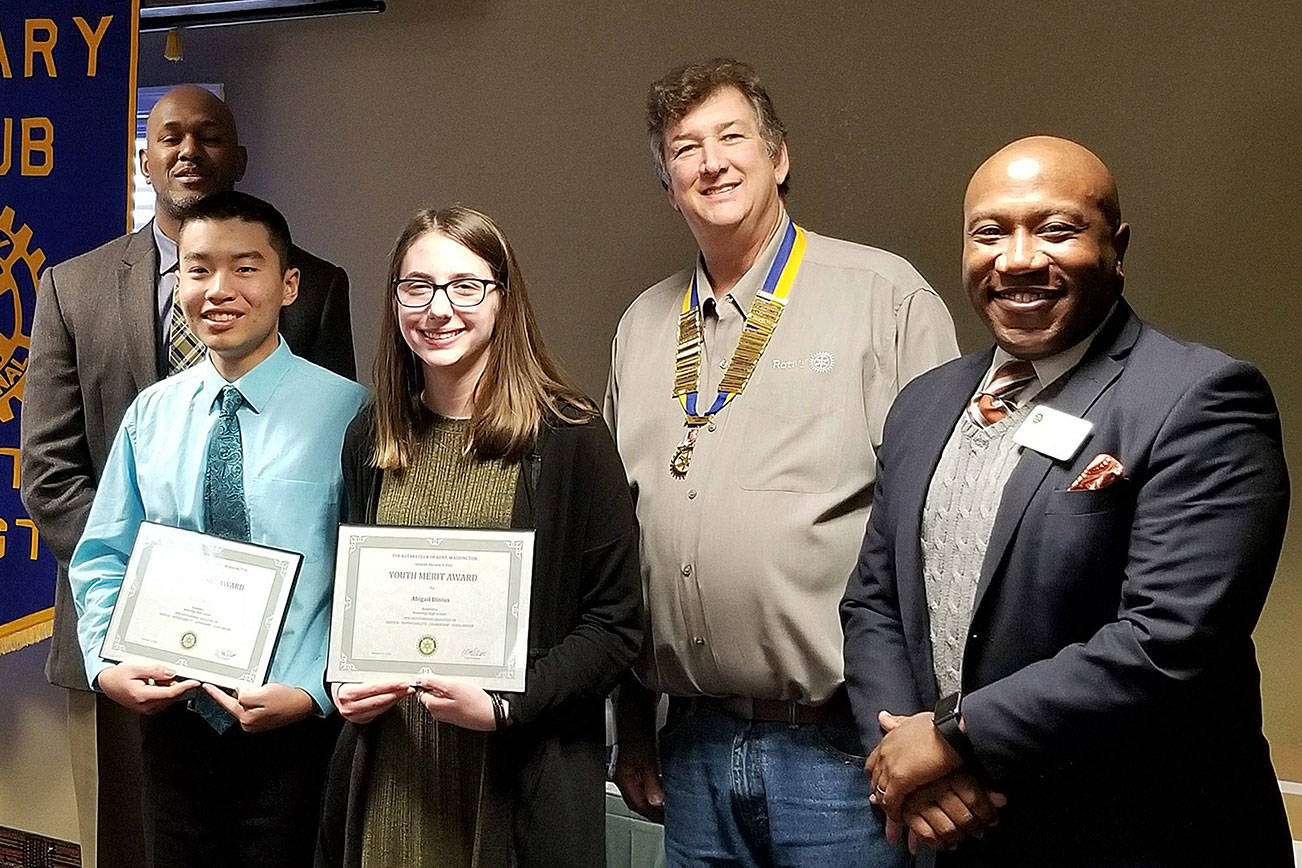 Kent Rotary honors top students from Kentridge