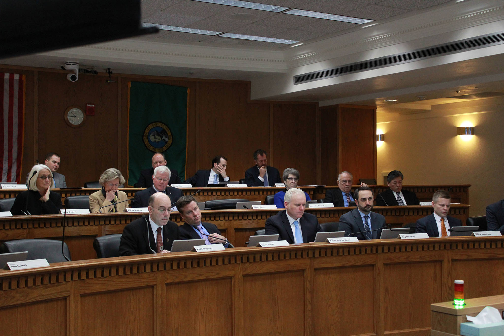 The Senate Ways and Means Committee heard SB 6620 on Tuesday Feb. 27. Photo by Taylor McAvoy