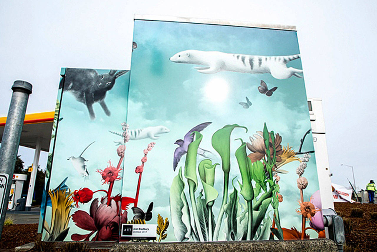 SE 240th and 104th: Jean Bradbury artist.