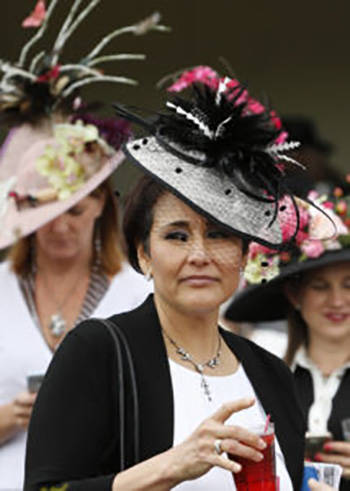 The festive hats shone on Kentucky Derby Day at Emerald Downs. COURTESY TRACK PHOTO