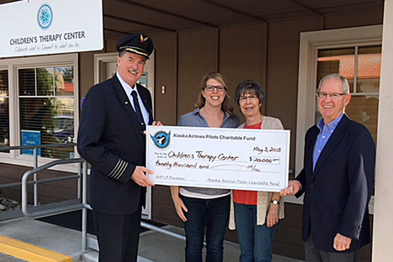 Alaska Airlines pilots fund expansion at Children’s Therapy Center
