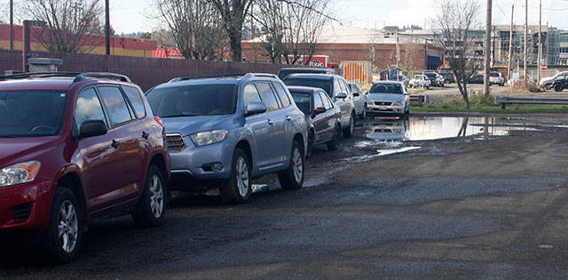 Drivers who commute by Sounder train fill up streets by parking in the Mill Creek neighborhood. FILE PHOTO, Kent Reporter