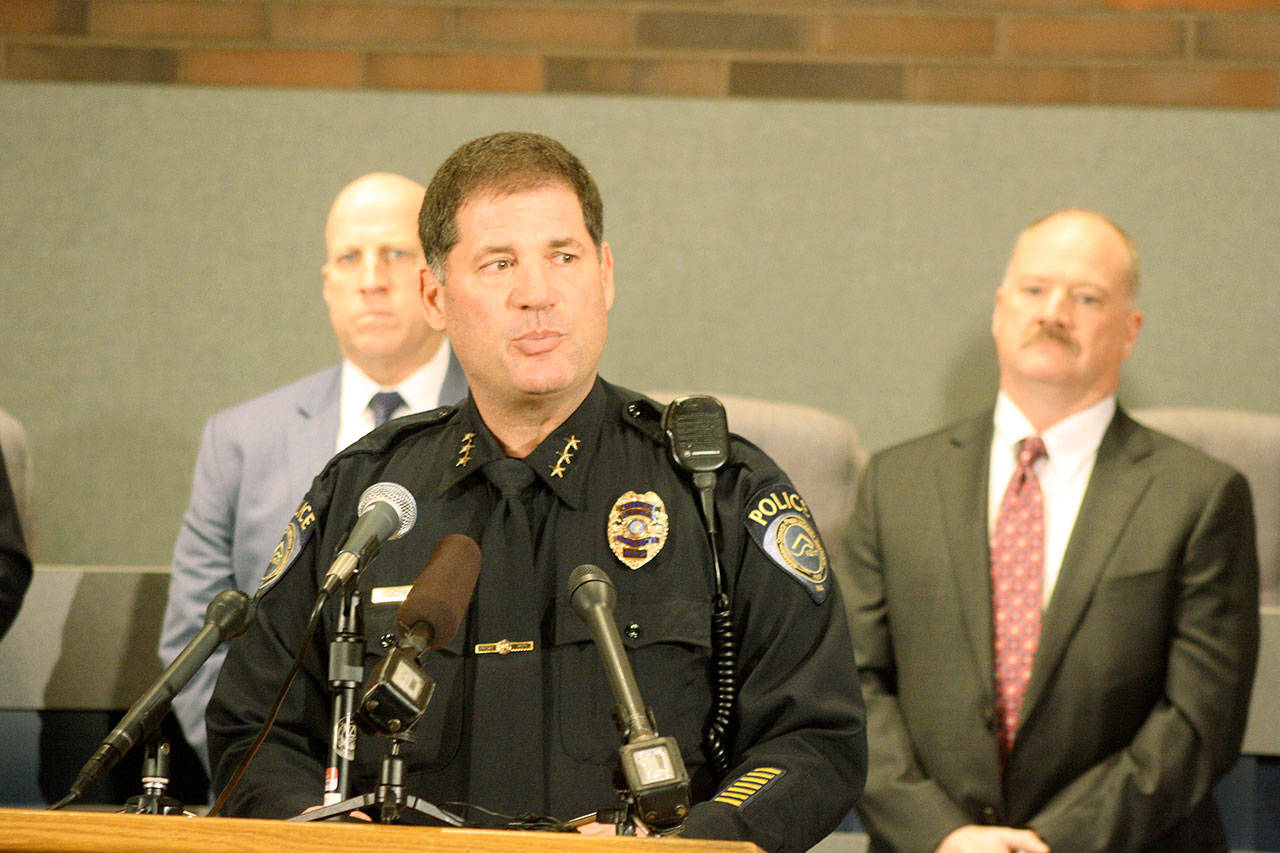Former Kent Police Chief Ken Thomas is now the new police chief in Des Moines. FILE PHOTO