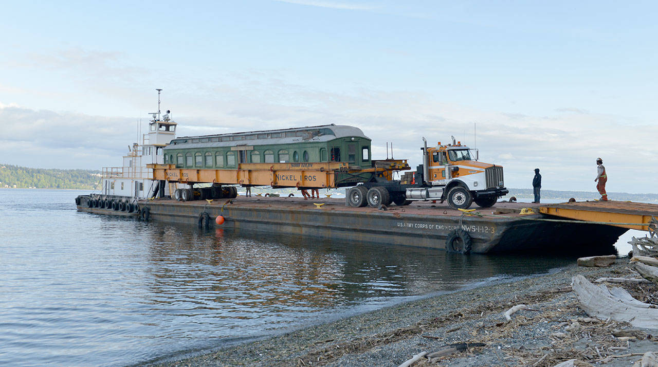 Parlor Car 1799 is prepared for a trip across the Puget Sound. Courtesy Photo