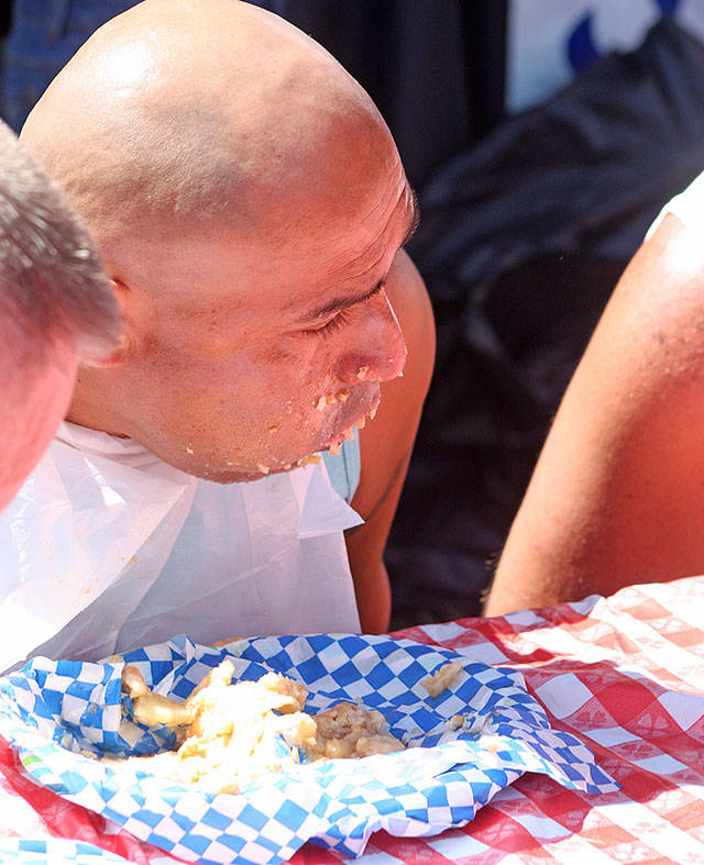 Pie-eating contests are part of the fun at the Fourth of July Splash at Lake Meridian Park. FILE PHOTO