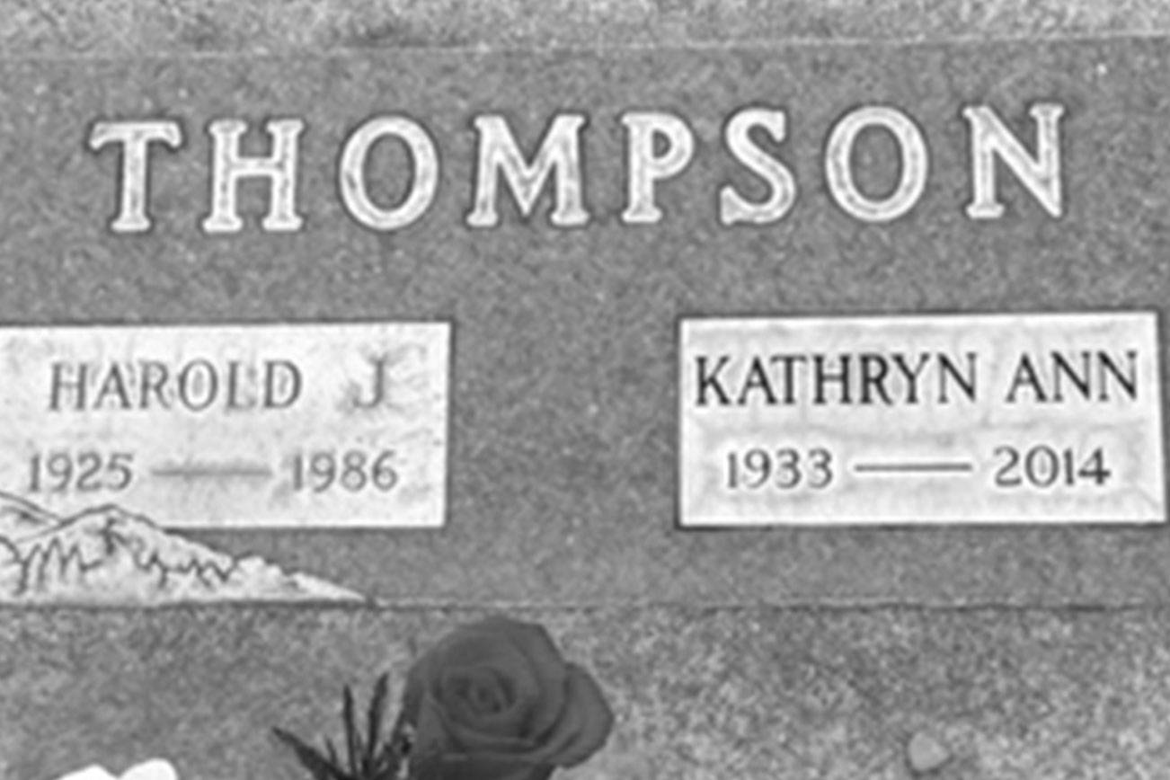 KATHRYN ANN AND HAROLD JAMES THOMPSON
