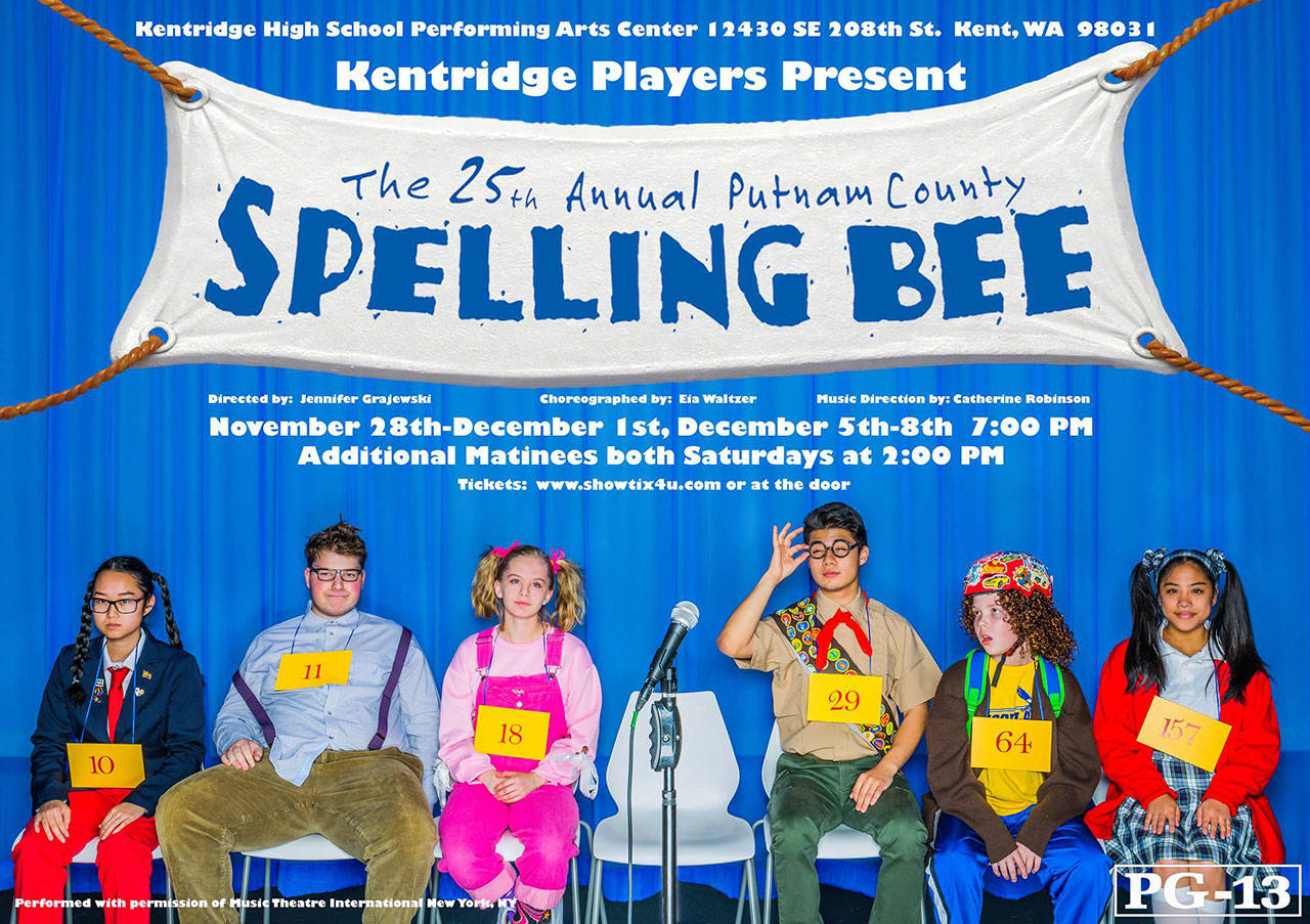 Kentridge cast to perform ‘The 25th Annual Putnam County Spelling Bee’
