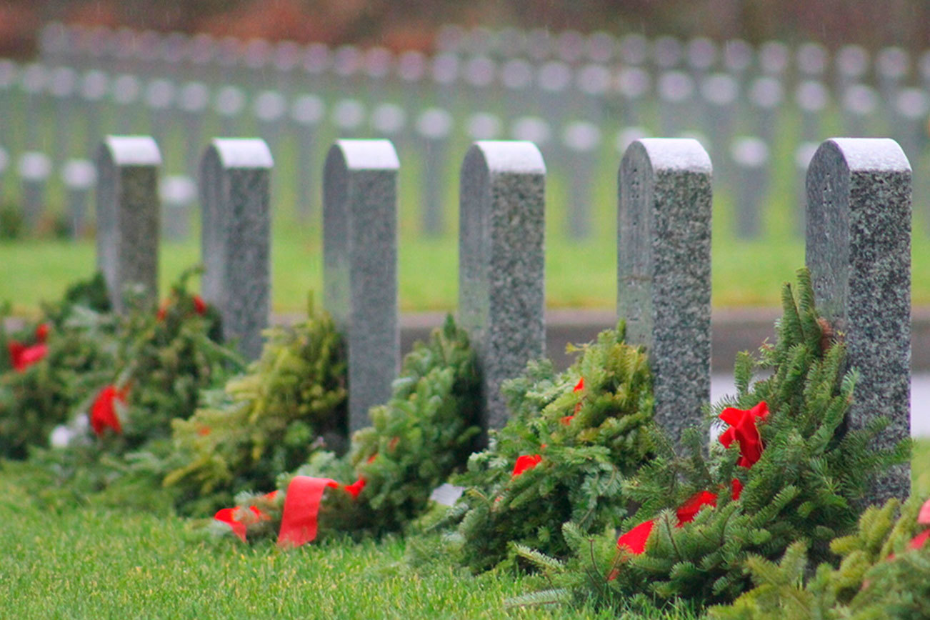 Tahoma National Cemetery hosts Wreaths Across America ceremony to honor veterans