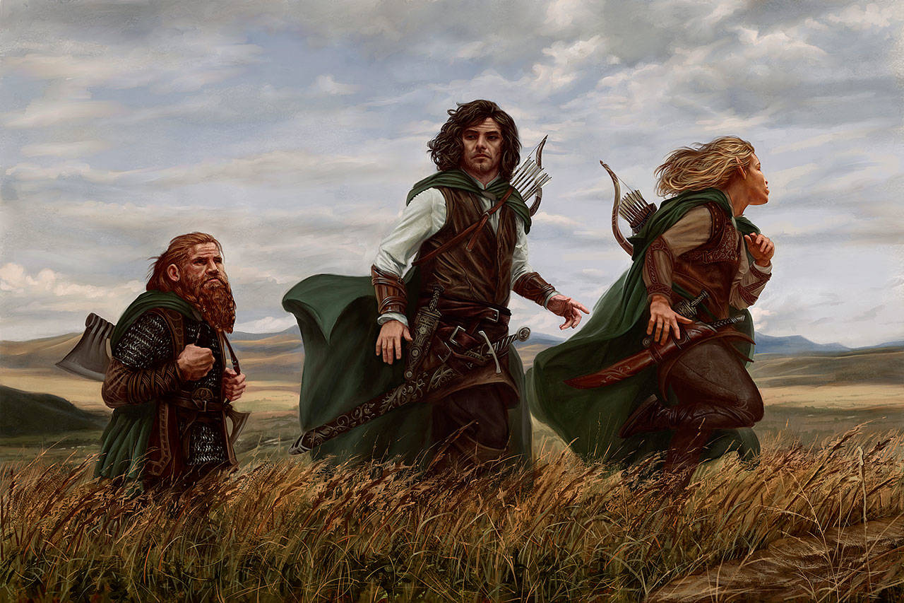 As shown in this illustration, Fellowship, Allen Morris brings to life fantastical narratives – both independently and for publishers in the fantasy/science-fiction game and book publishing genre. 
COURTESY ART, Allen Morris