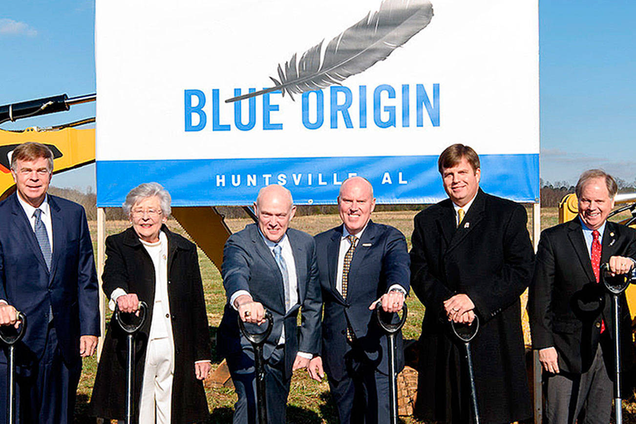 Kent’s Blue Origin breaks ground on engine production facility in Alabama