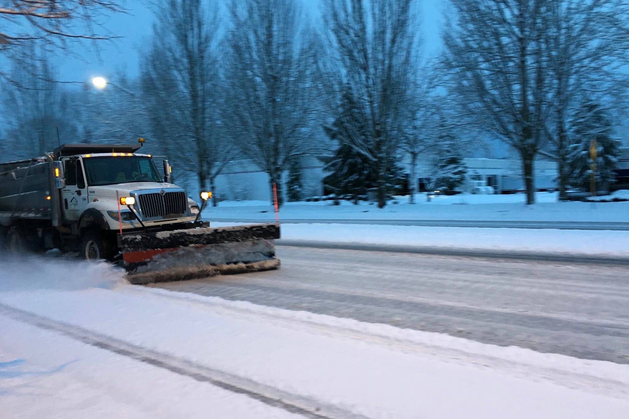 Snow gives way to rain City update Tuesday Kent Reporter