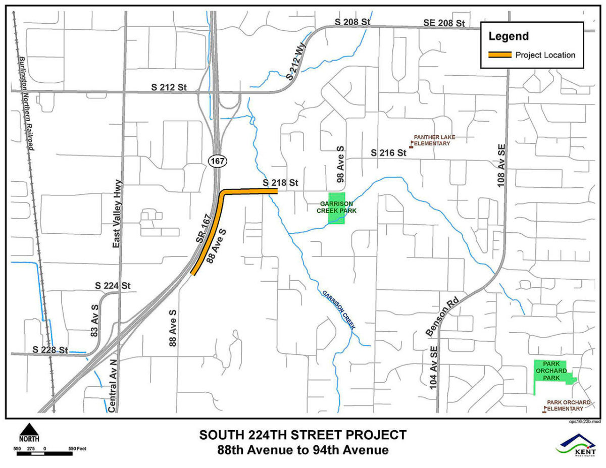Kent City Council approves 8.4 million South 224th Street extension
