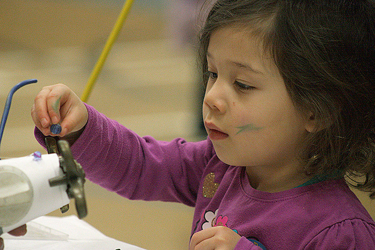 Children can explore and create things at the 30th annual Kent Kids’ Arts Day, Saturday, March 9 at the Kent Commons. MARK KLAAS, Kent Reporter