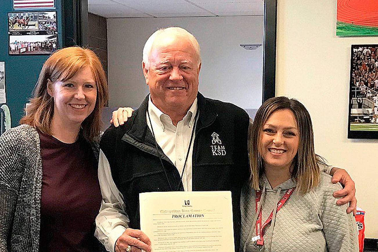 King County Council honors Kent School District athletic director Dave Lutes