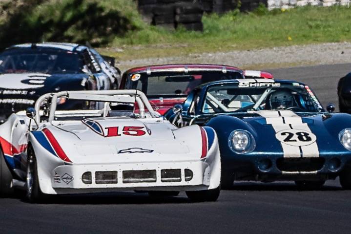 Roar of yesteryear: vintage car racing returns to Pacific Raceways