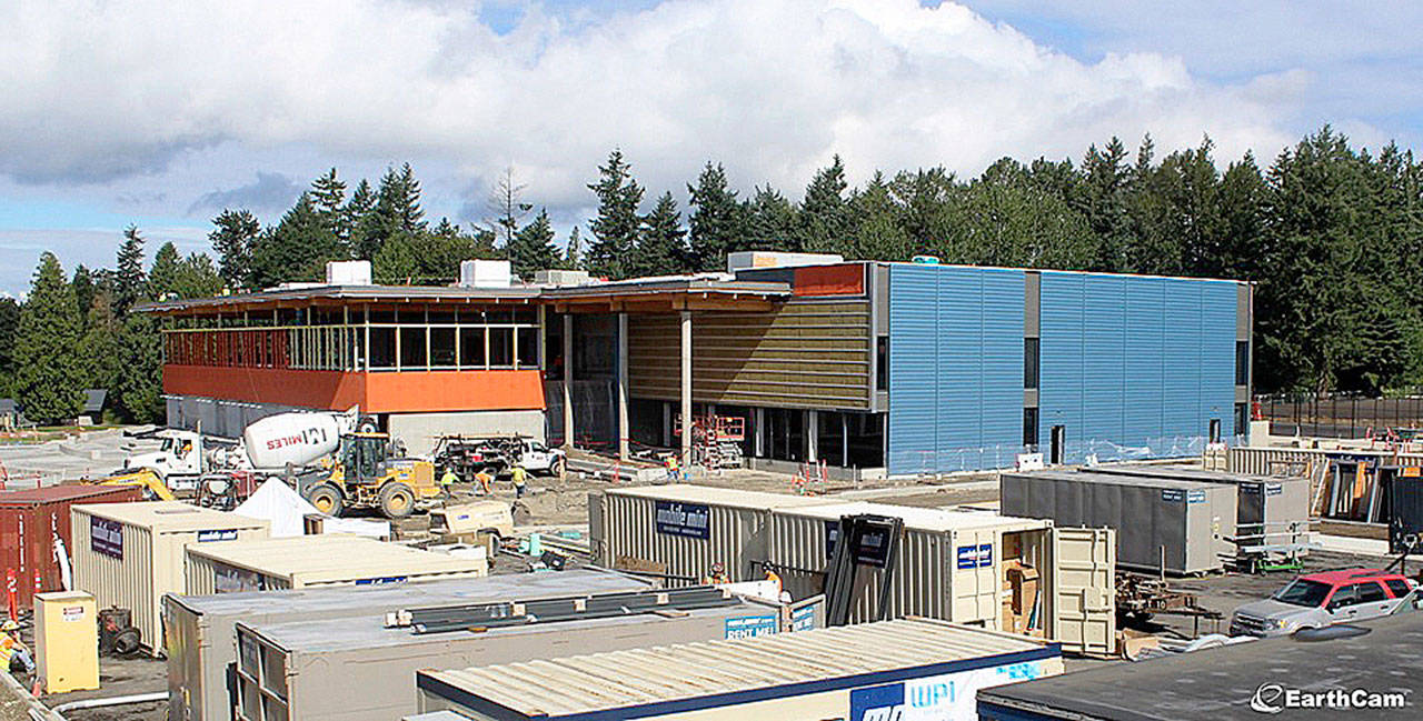 The Kent YMCA is under construction at Morrill Meadows Park on the East Hill and expected to open in September. COURTESY PHOTO, YMCA