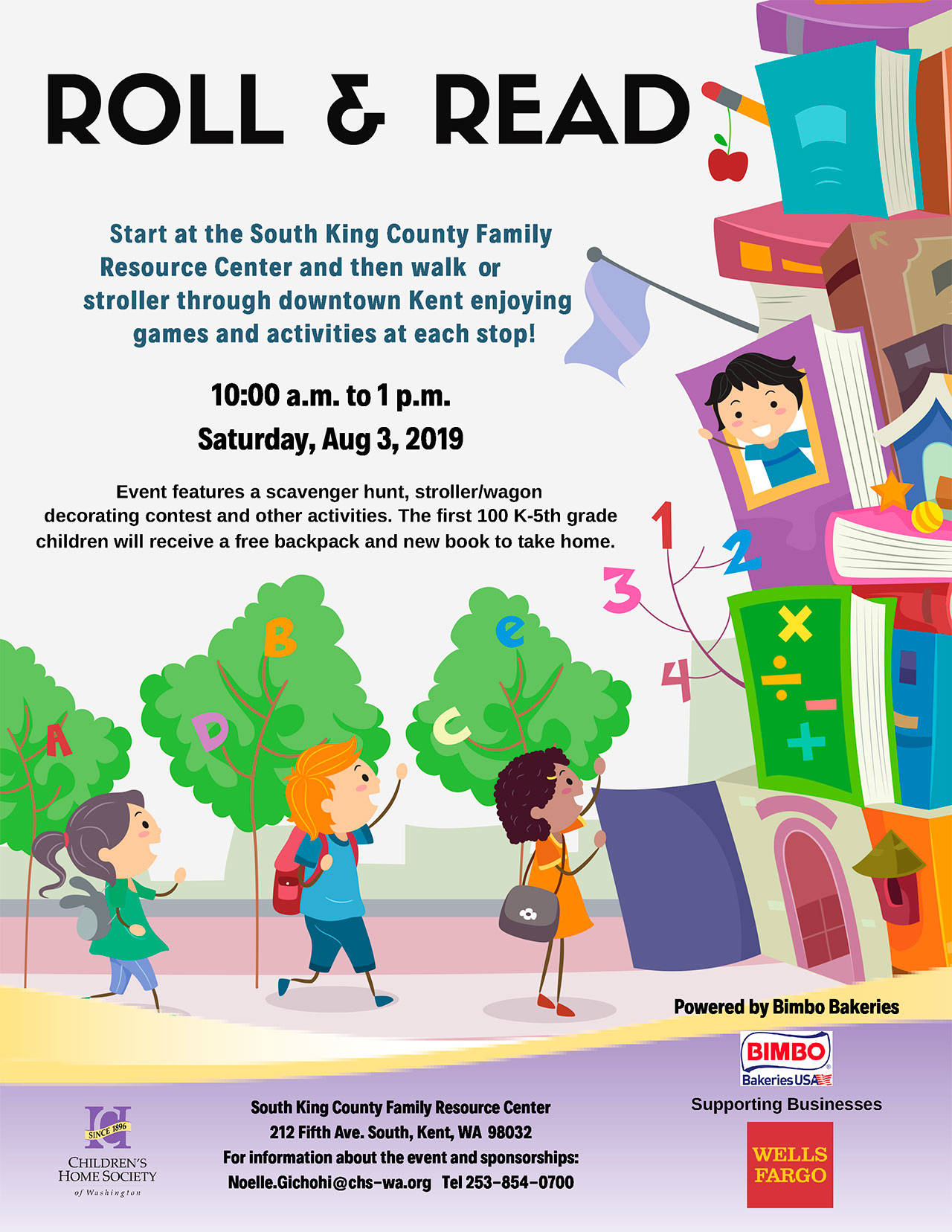 Celebrate learning at Roll & Read event in Kent on Aug. 3