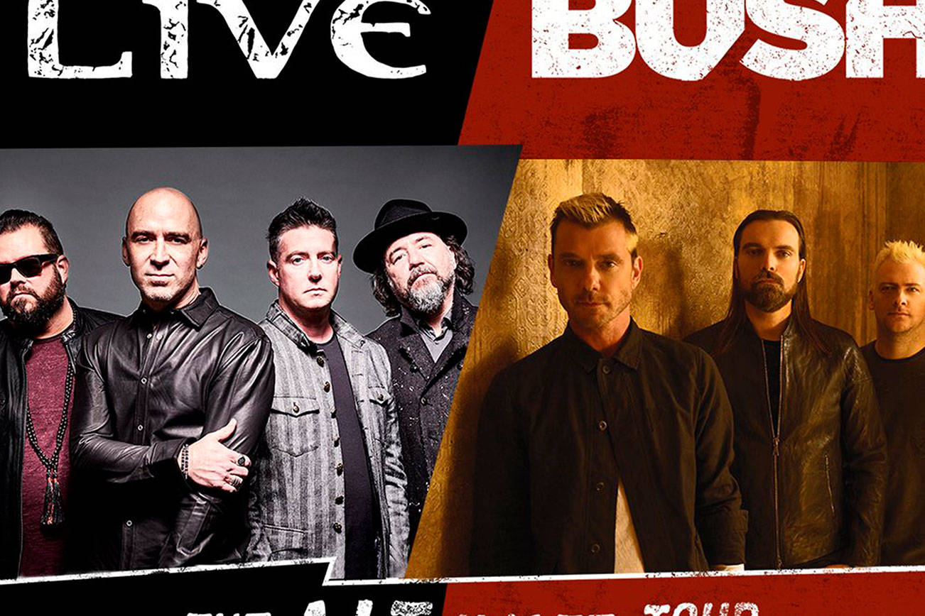 Rock bands Live, Bush to perform Oct. 16 at Kent’s ShoWare Center