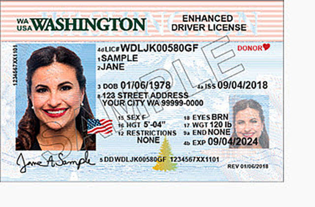 Example of enhanced license.
