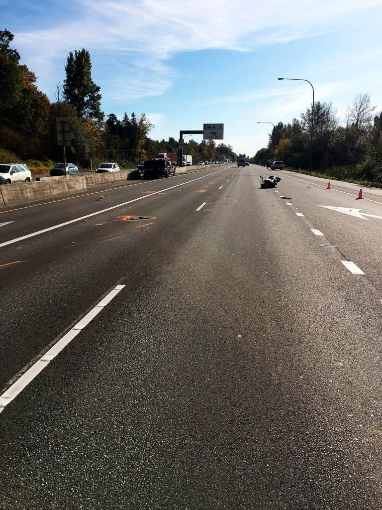 Motorcyclist killed on southbound SR 167 near Renton, Kent Update