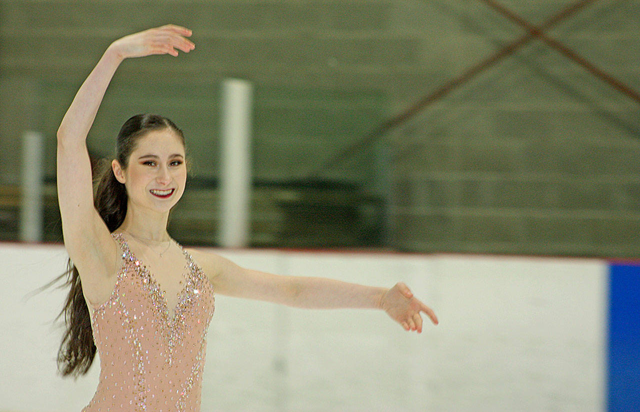 Chloe Blair, who grew up in Tacoma, has found a home in Kent, where she trains for her next step in U.S. ice dancing circles. MARK KLAAS, Kent Reporter