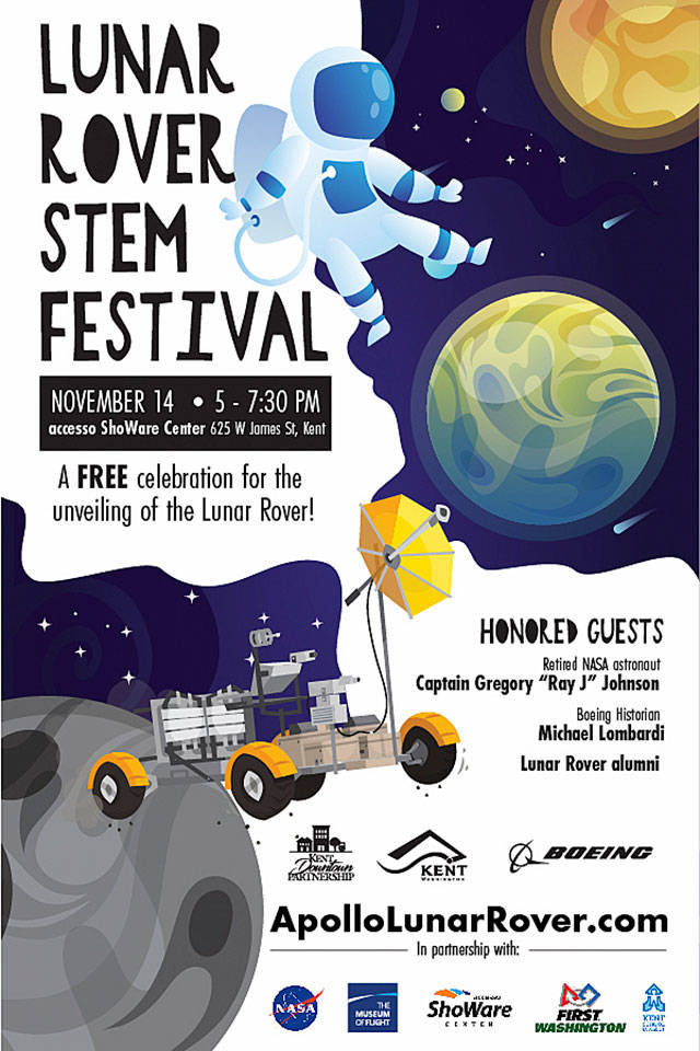 City of Kent’s lunar rover replica to be unveiled at ShoWare Center event