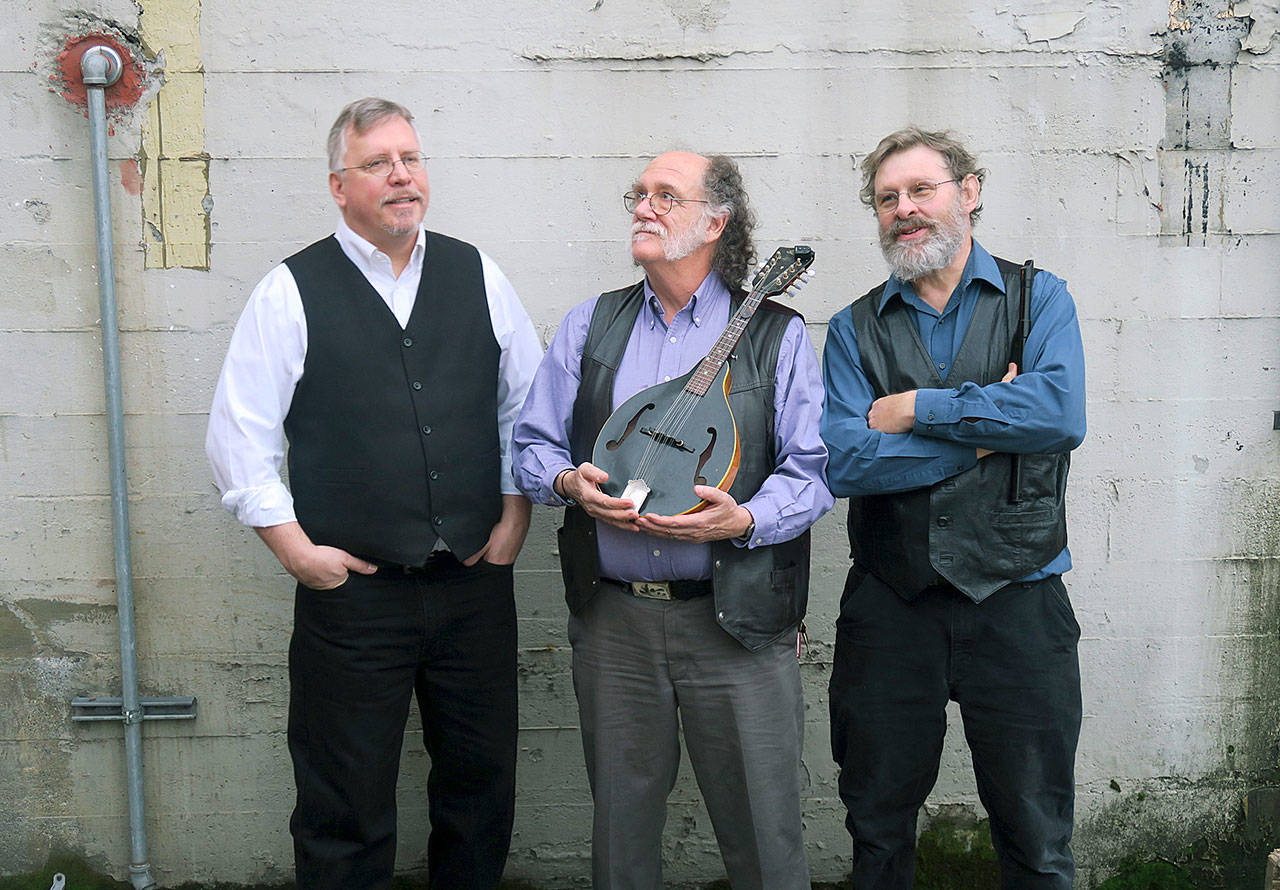 Rob Kneisler, Dan Roberts and Chris Glanister comprise the Whateverly Brothers. COURTESY PHOTO