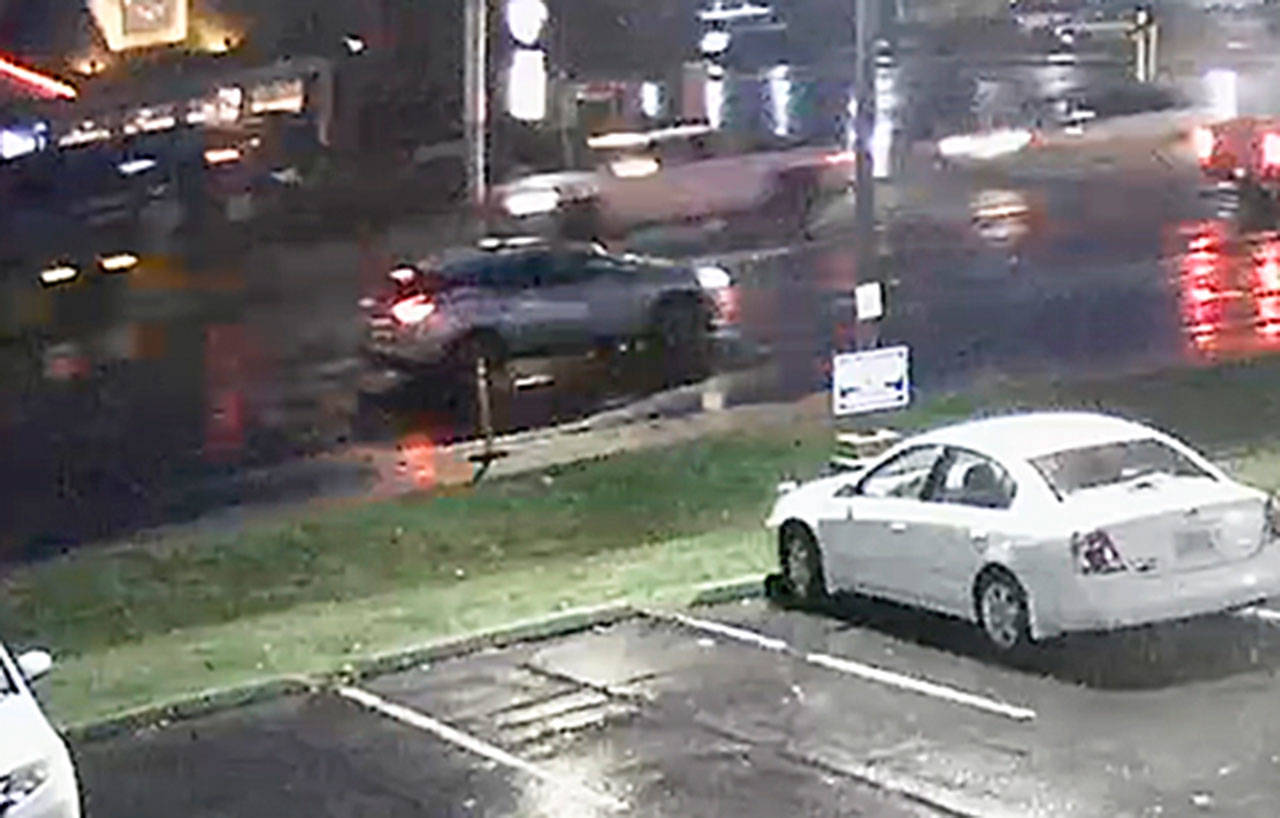 Kent Police are seeking information from the public about the SUV heading along 84th Avenue South the morning of Jan. 6. COURTESY PHOTO, Kent Police