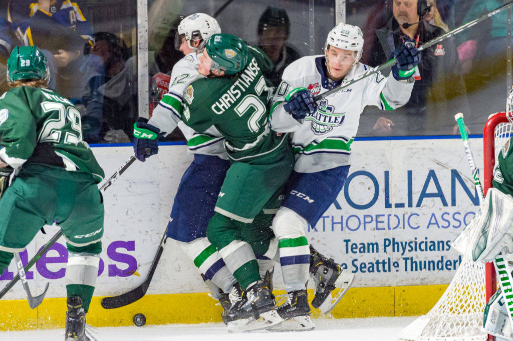 Seattle Thunderbirds sweep Everett Silvertips in 2nd round of WHL playoffs