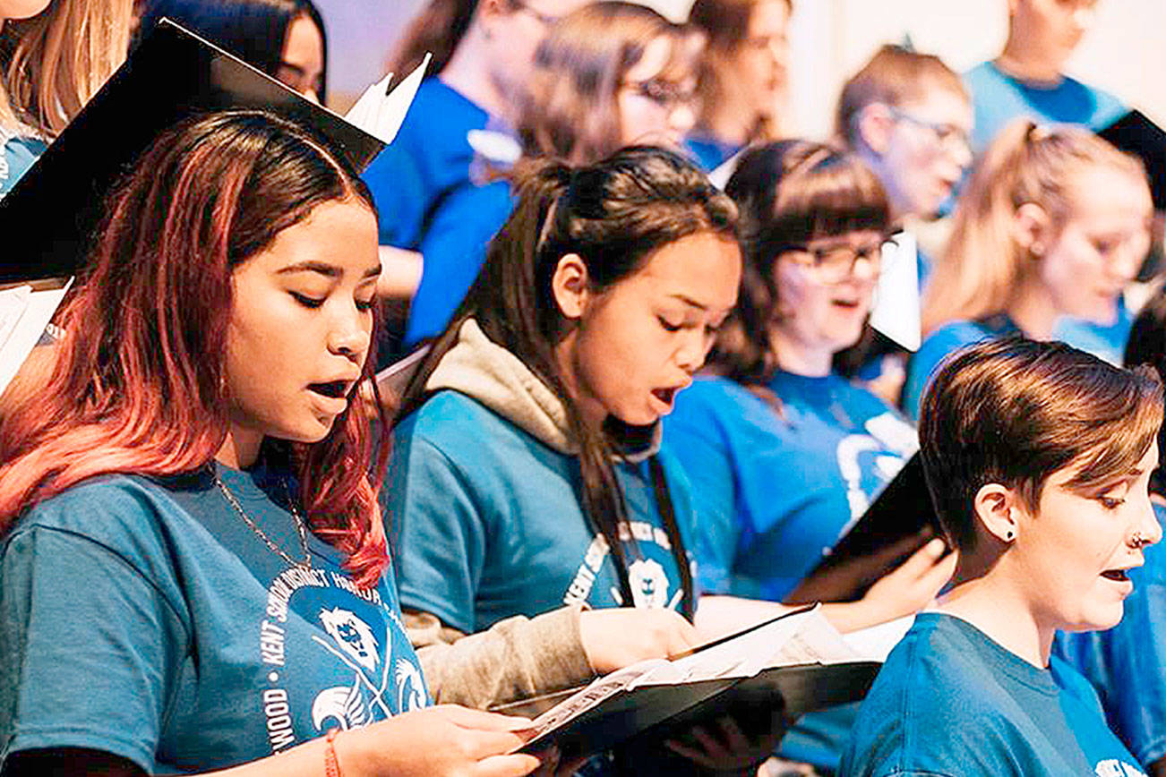 District’s high school honor choir to perform at Kent-Meridian