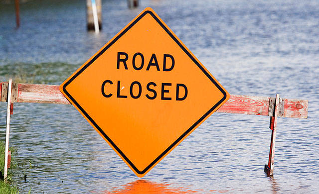 One road remains closed in Kent due to water over roadway