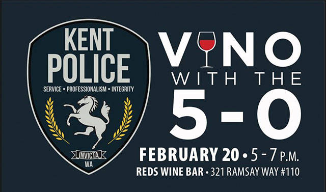 Kent Police offer Vino with the 5-0