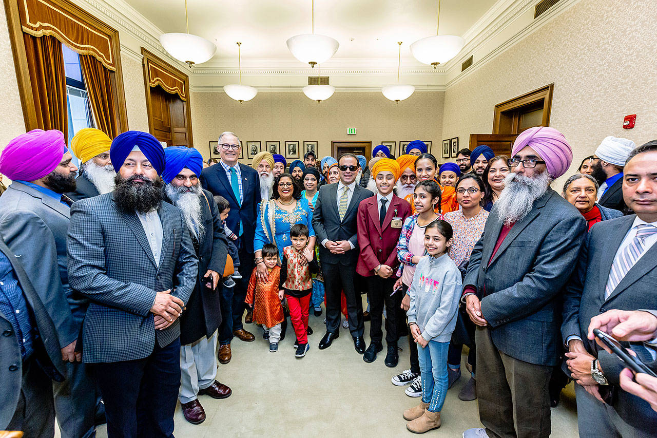 The Sikh American community reception on Feb. 28. COURTESY PHOTO