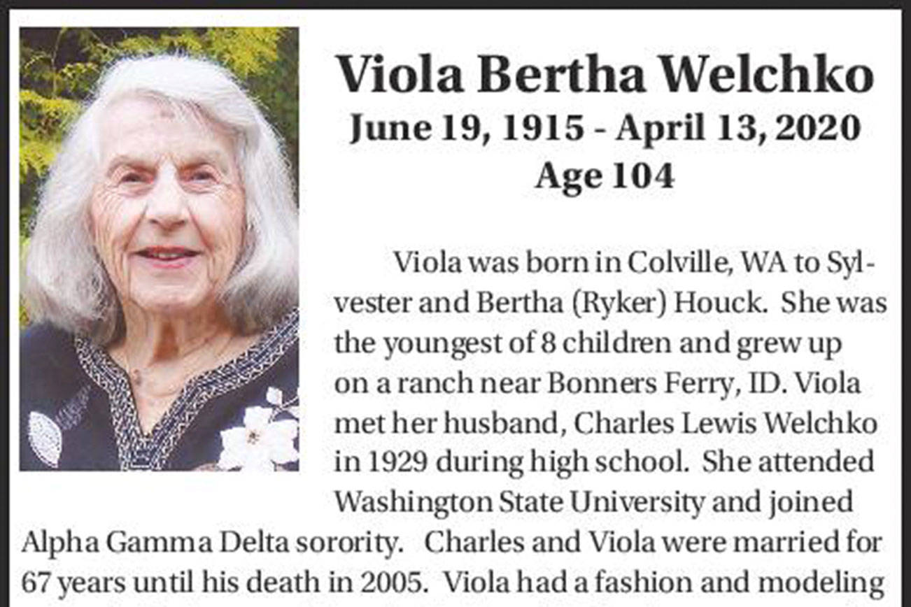 Viola Bertha Welchko | Obituary