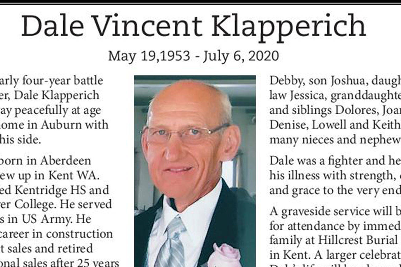 Dale Klapperich | Obituary
