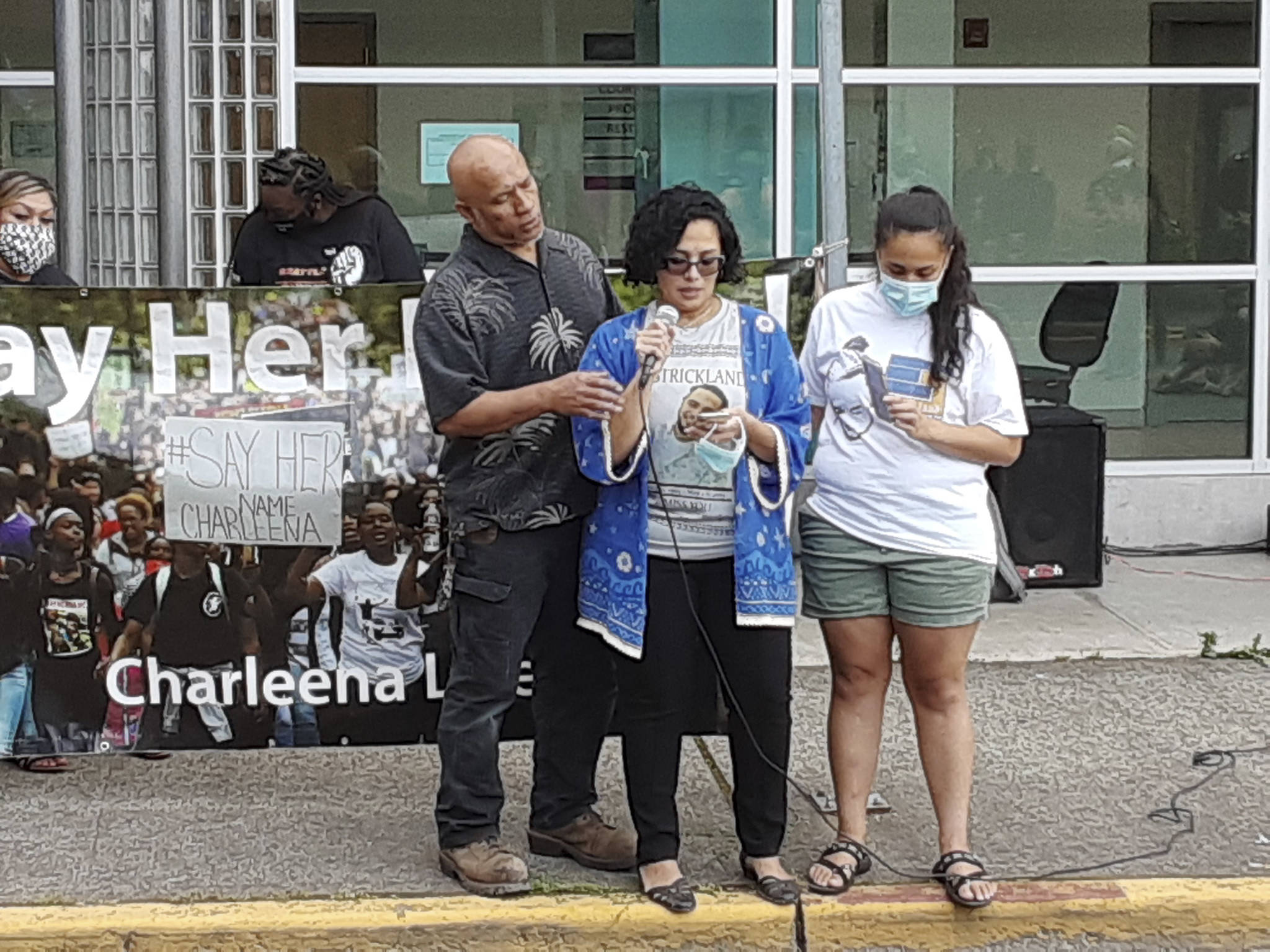 Protesters of fatal police shootings rally at Auburn Justice Center
