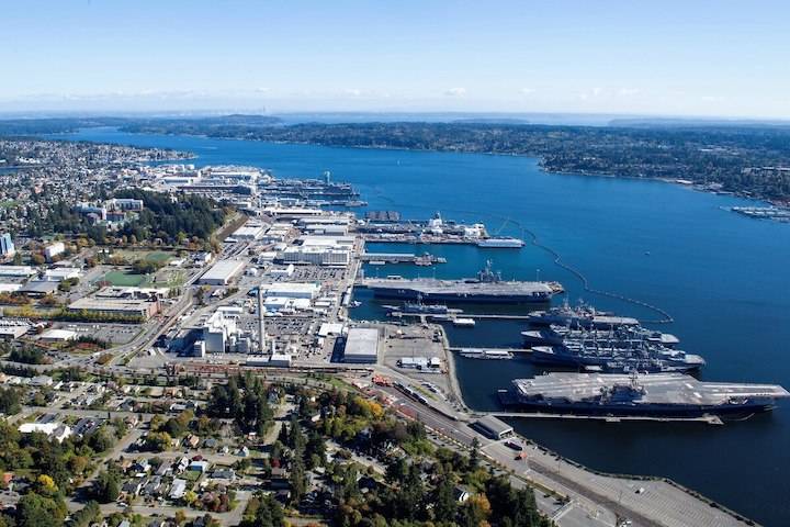 The Puget Sound Naval Shipyard at Naval Base Kitsap, Bremerton. COURTESY FILE PHOTO, Naval Base Kitsap