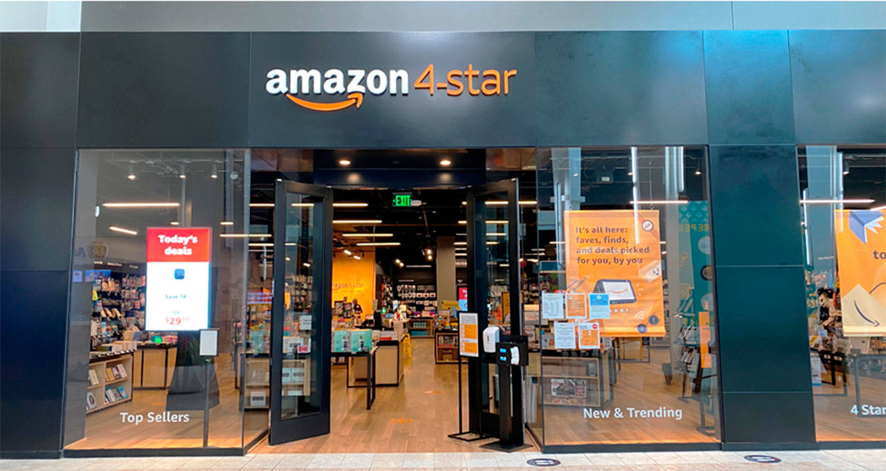 Amazon 4-star store opens at Westfield Southcenter in Tukwila