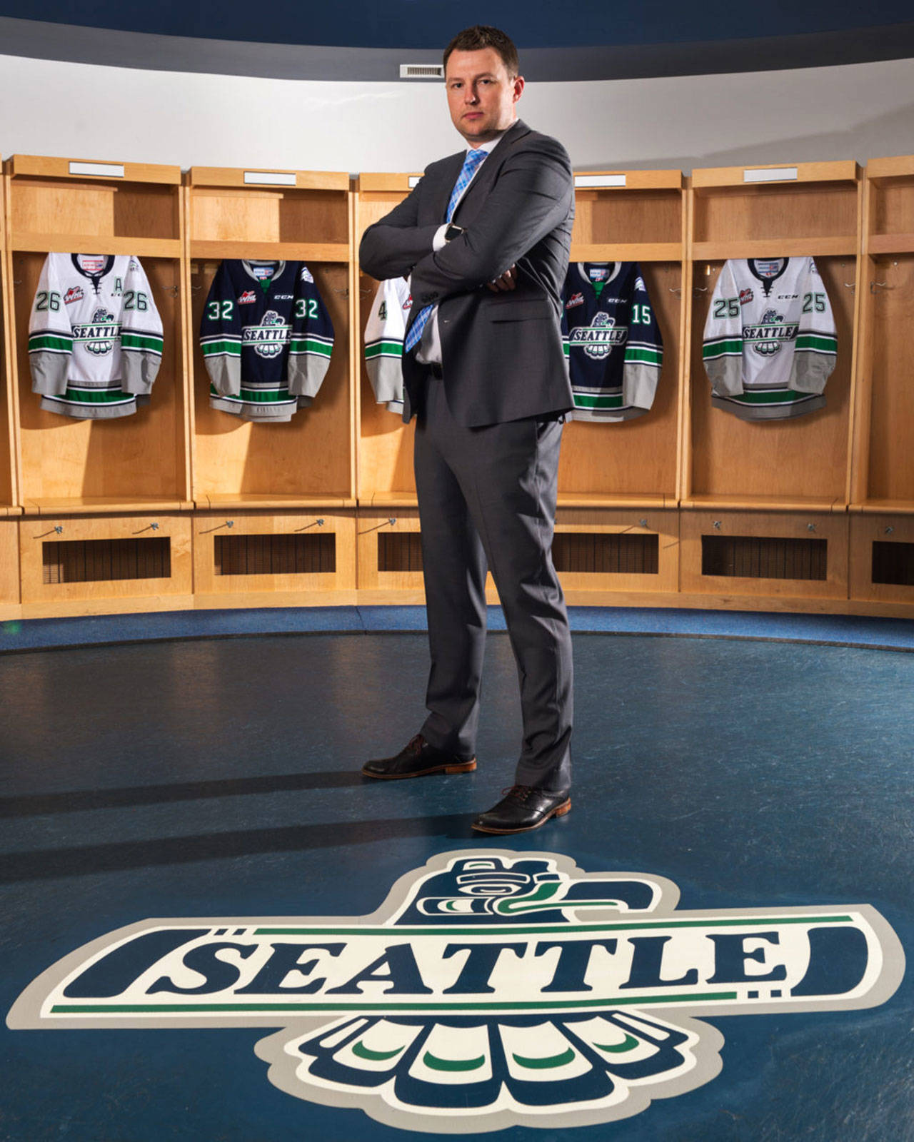Seattle Thunderbirds coach Matt ODette. COURTESY PHOTO, Brian Liesse/Thunderbirds