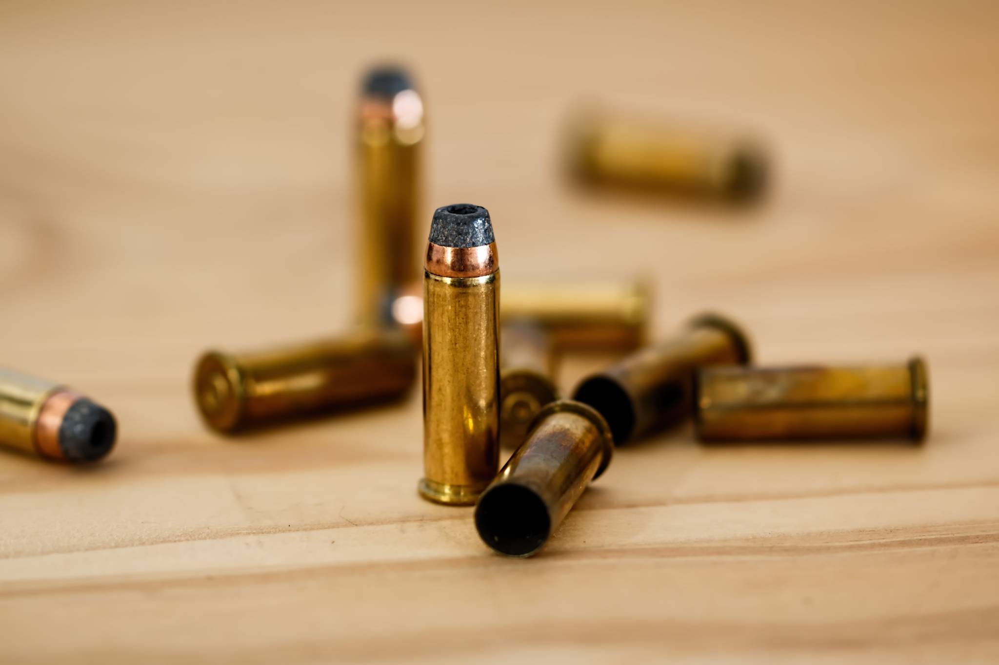 Stock image of bullets./Pexels.