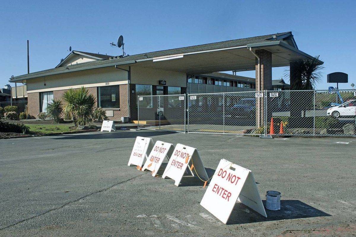 King County bought the Econo Lodge on Central Avenue in Kent in March for $4 million and turned it into an isolation and quarantine facility for COVID-19 patients. The center had temporarily closed, but reopened Nov. 30 due to an increase in COVID-19 cases across the county. FILE PHOTO, Kent Reporter