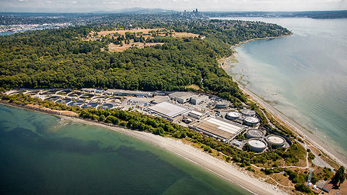 West Point Wastewater Treatment Plant. Photo courtesy of Washington Department of Ecology.