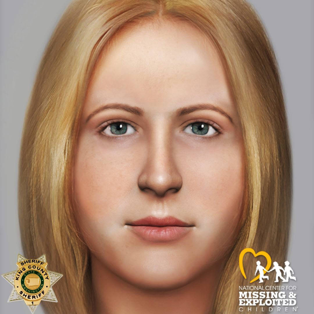 The King County Sheriff’s Office released this composite profile April 2 of an unidentified victim of the Green River killer. COURTESY GRAPHIC, King County Sheriff’s Office