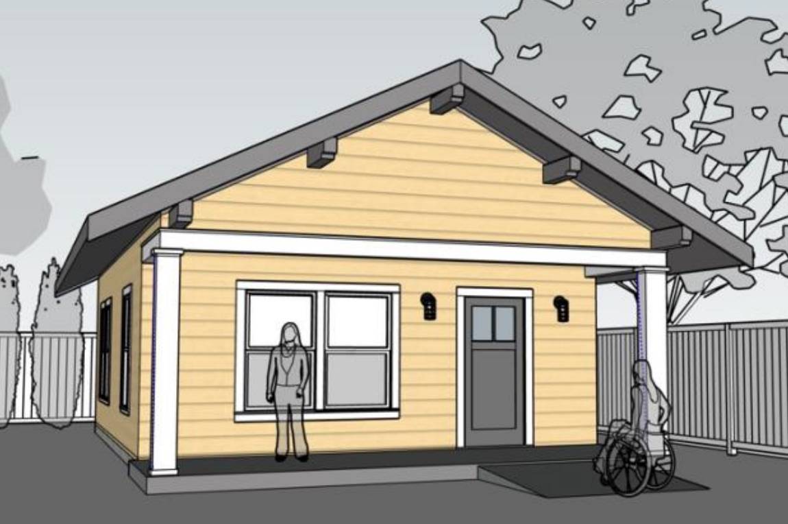 Graphic rendering of ADU design used for Renton’s Permit Ready Accessory Dwelling Unit program (courtesy of City of Renton)