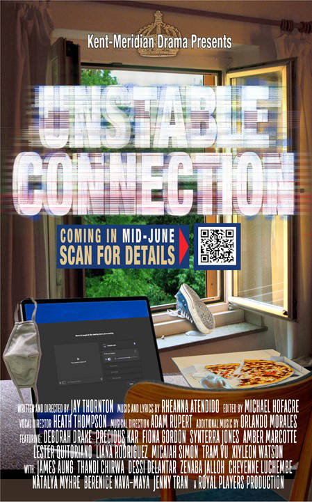 ’Unstable Connection,’ a film by the Kent-Meridian High drama program about remote learning and social isolation. COURTESY IMAGE, Kent-Meridian High